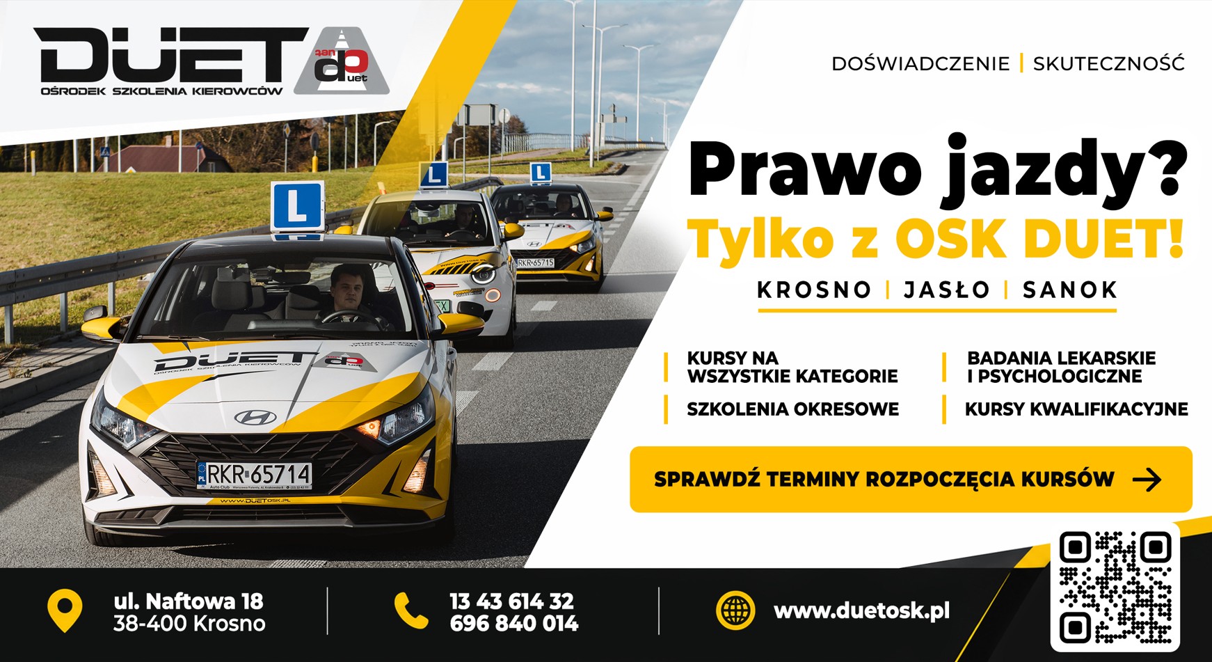 nauka jazdy KROSNO